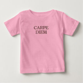Carpe Diem baby rosa T-shirt