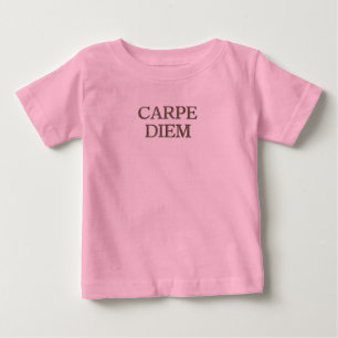 Carpe Diem baby rosa T-shirt