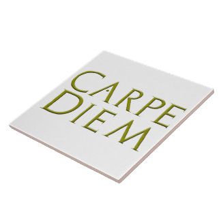 Carpe Diem belägger med tegel Kakelplatta