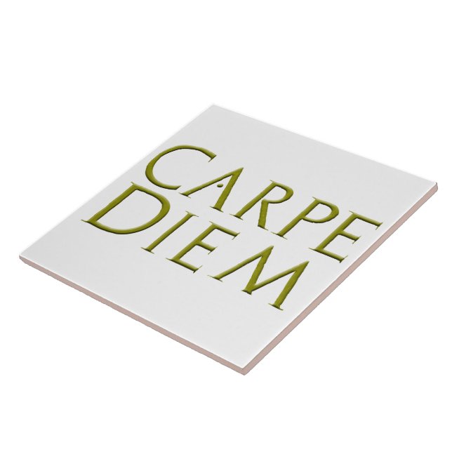 Carpe Diem belägger med tegel Kakelplatta (Sidan)