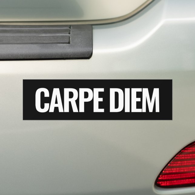 Carpe Diem bildäckslappar Bildekal (På Bil)