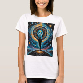 Carpe Diem Cosmic Goddess Art Shirt T