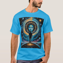 Carpe Diem Cosmic Goddess Art Shirt T Shirt