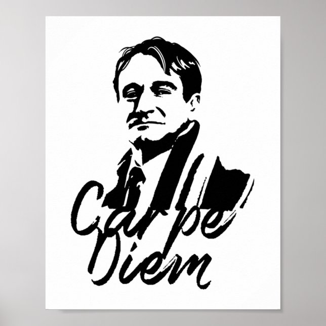 Carpe Diem Dead Poets Society Poster (Framsidan)
