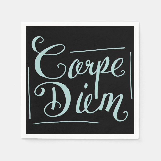 Carpe Diem Finare Pappersservett (Framsidan)