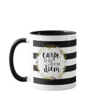 Carpe Diem Funny Inspirating Typography-citat