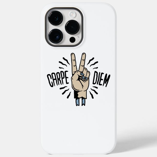 Carpe Diem Funny Retro Motivational Quote (Baksida)