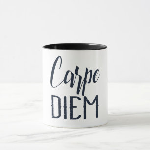 Carpe Diem Grip Dagen Svart Typ Mugg