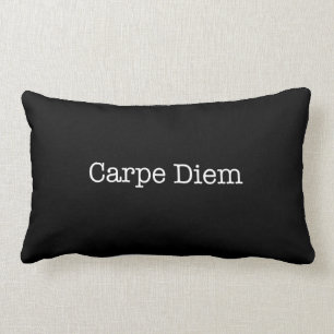 Carpe Diem griper dagcitationstecknet - Lumbarkudde