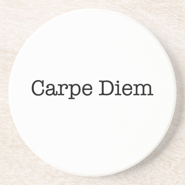 Carpe Diem griper dagcitationstecknet - Underlägg (Framsidan)