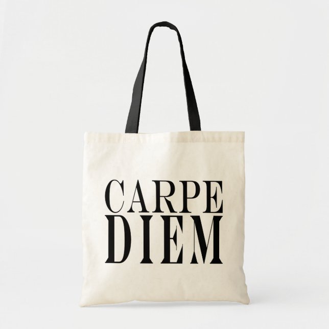 Carpe Diem griper den latinska Tygkasse (Framsidan)