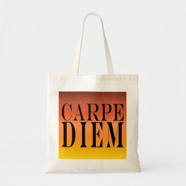 Carpe Diem griper den latinska Tygkasse (Framsidan)