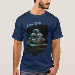 Carpe Diem. Grupp av metalliska kranier T Shirt