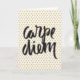 Carpe Diem hälsningkort Kort