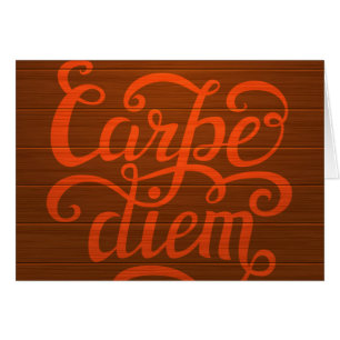 Carpe Diem Hälsningskort