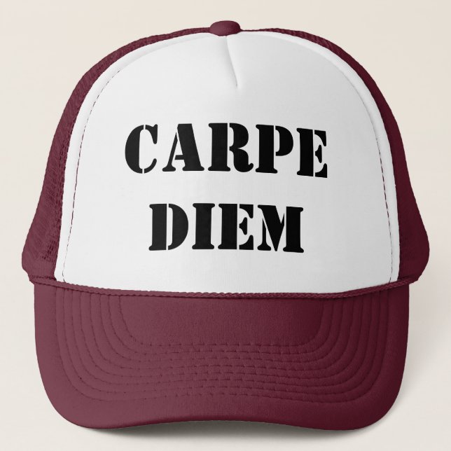 Carpe Diem hatt Keps (Framsida)