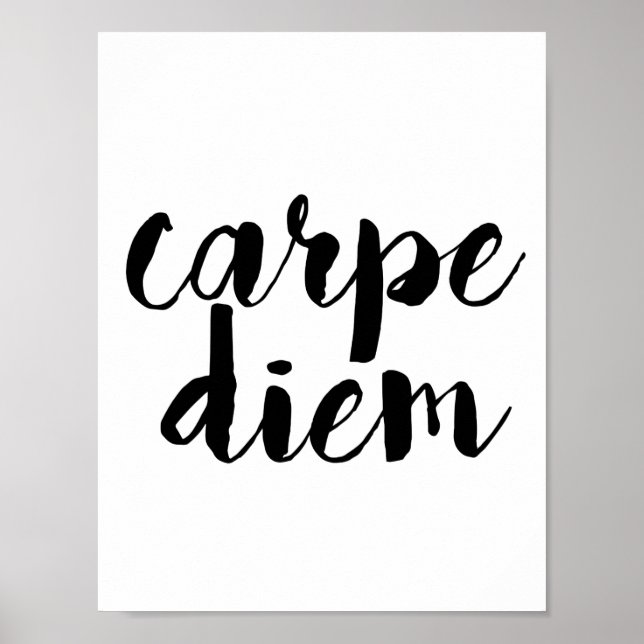 Carpe Diem inspirationsoffert Poster (Framsidan)