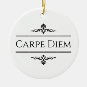 Carpe Diem Julgransprydnad Keramik