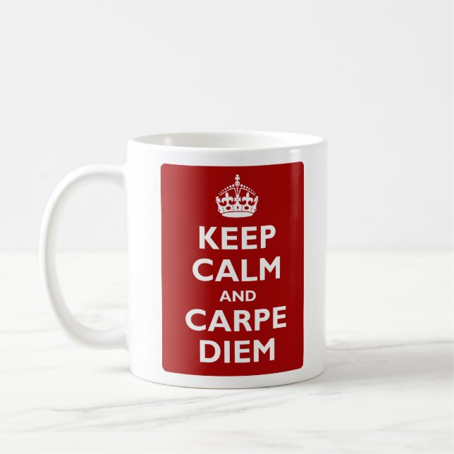 Carpe Diem! Kaffemugg (Vänster)