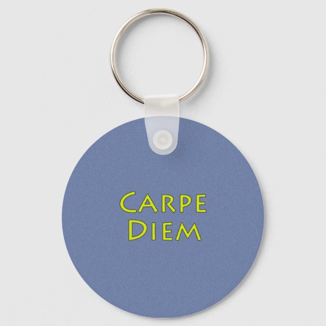 Carpe Diem Keychain Nyckelring (Framsida)