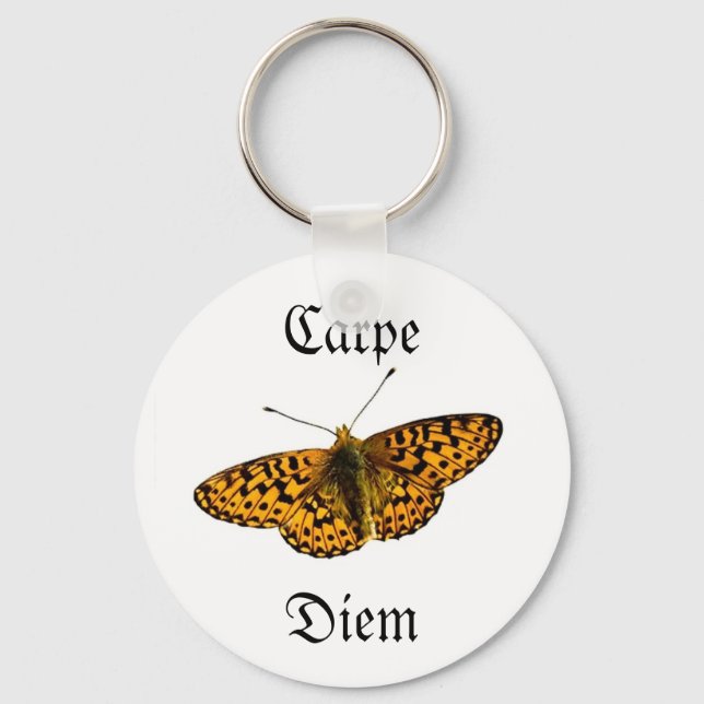 Carpe Diem Keychain Nyckelring (Framsida)