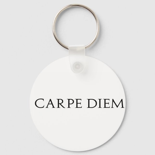 Carpe Diem Keychain Nyckelring (Framsida)