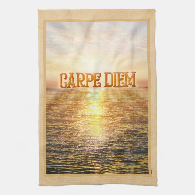 Carpe Diem Kitchen Towel Kökshandduk (Vertikal)
