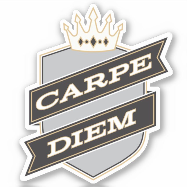 Carpe Diem Klistermärke Klistermärken (Framsida)