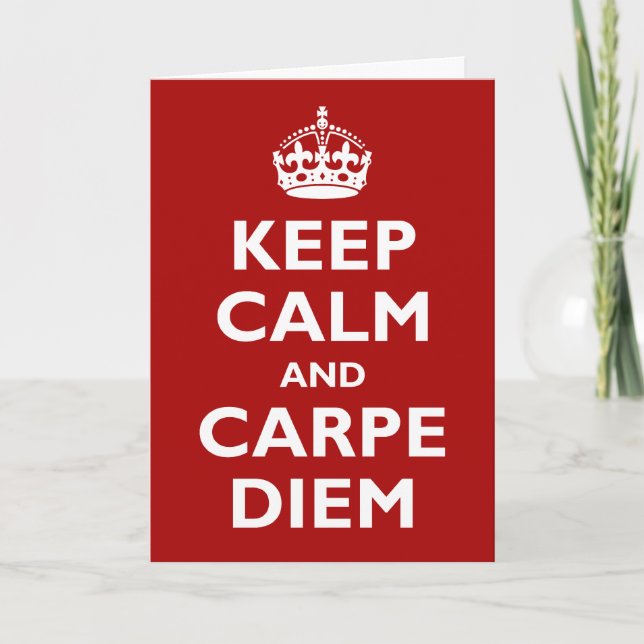 Carpe Diem! Kort (Framsida)
