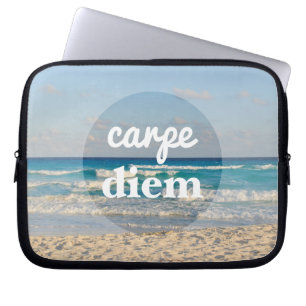 Carpe Diem Laptop sleeve