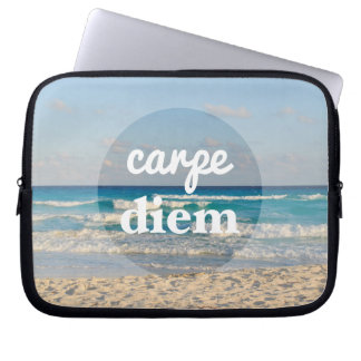 Carpe Diem Laptop sleeve
