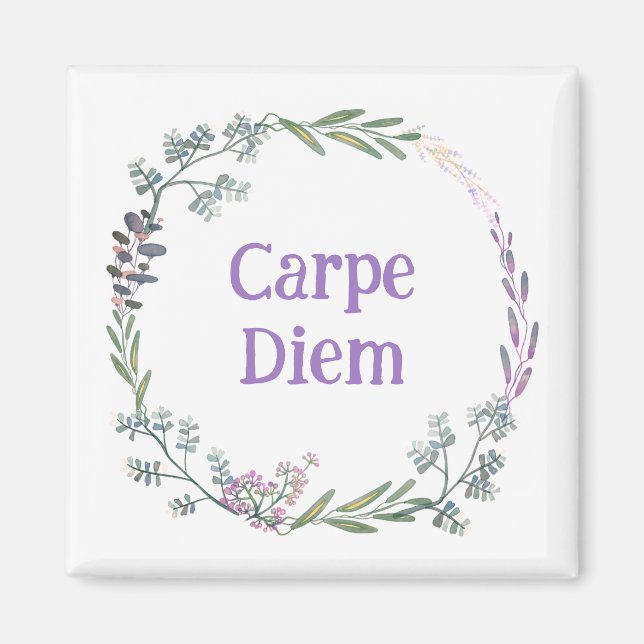 Carpe diem magnet (Framsidan)