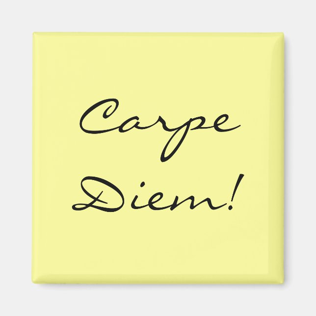 Carpe Diem magnet (Framsidan)