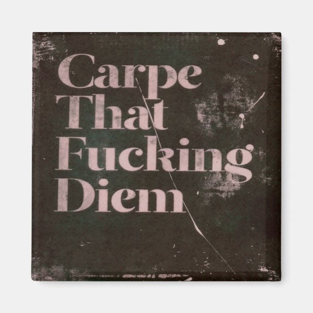 Carpe diem magnet (Framsidan)