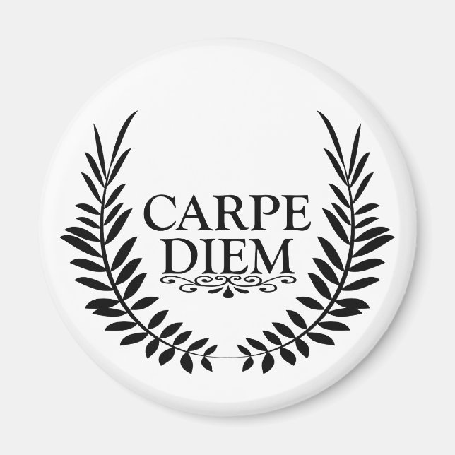 Carpe diem magnet (Framsidan)