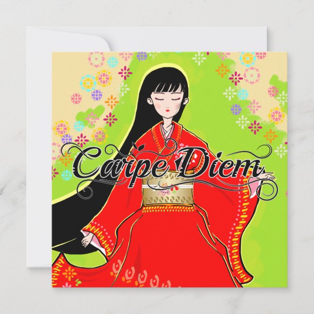 Carpe Diem Maiko Kort (Framsida)
