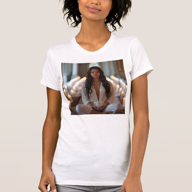 CARPE DIEM - Meditation - Yoga T Shirt (Framsida)