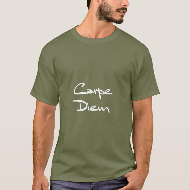 CARPE DIEM Modern Coola Text Tee Shirt (Framsida)