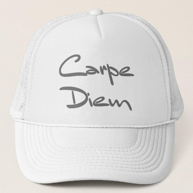 CARPE DIEM Modern Coola Text Truckerkeps (Framsida)