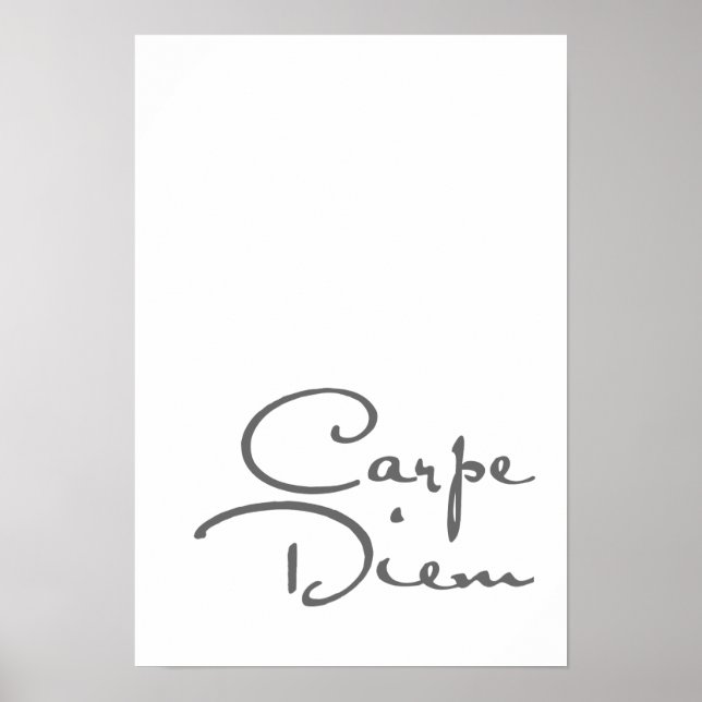 Carpe diem motivationa poster (Framsidan)