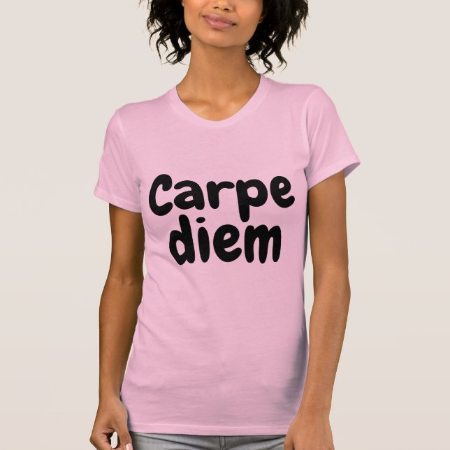 CARPE DIEM Motivational T-Shirts (Framsida)