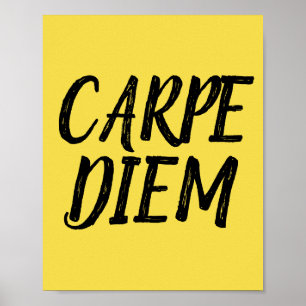 CARPE DIEM Motivering Poster