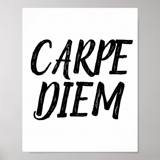 CARPE DIEM Motivering Poster (Framsidan)