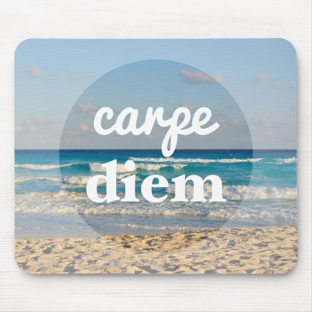 Carpe Diem Mousepad Musmatta (Framsidan)
