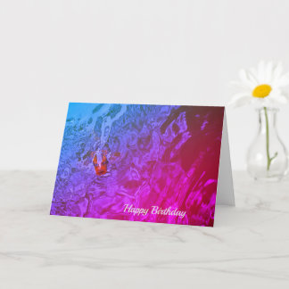 Carpe Diem Pond Fish Roligt Fotography Birthday Kort
