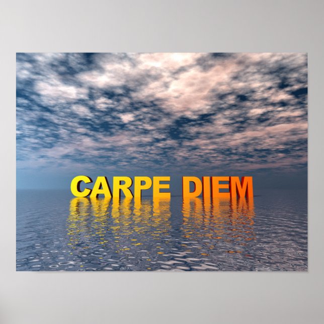 Carpe Diem Poster (Framsidan)