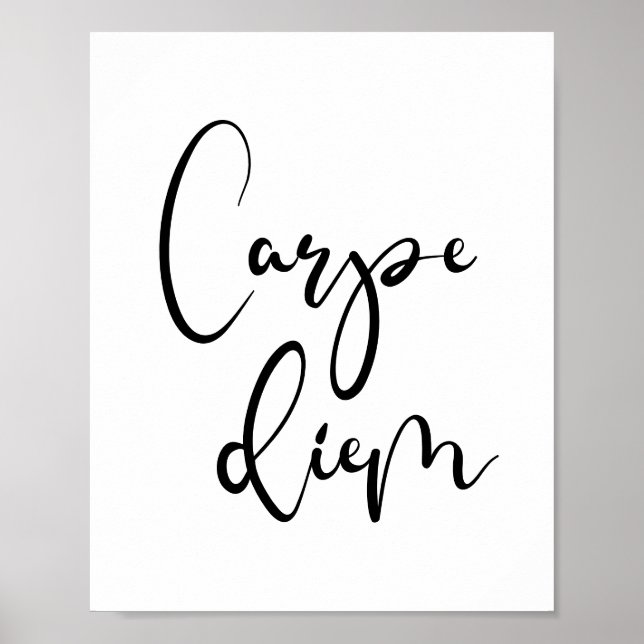 Carpe Diem Poster (Framsidan)