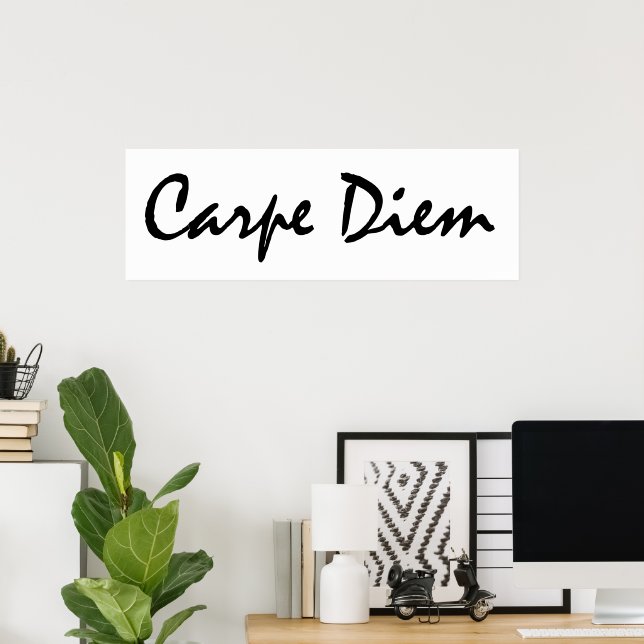 Carpe diem poster (Hemmakontoret)