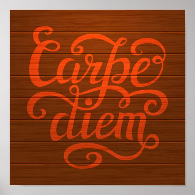 Carpe Diem' Poster (Framsidan)