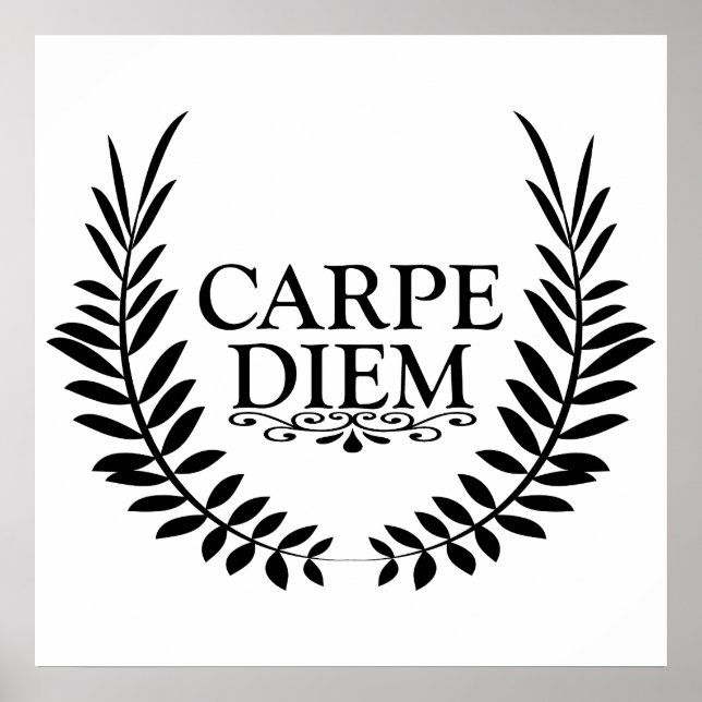 Carpe diem poster (Framsidan)